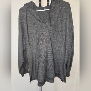 #54 Old Navy Lightweight Gray Oversized Hoodie Sweatshirt